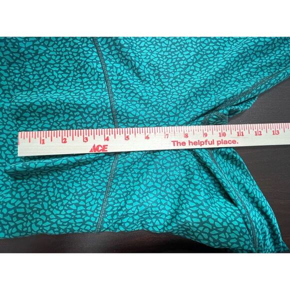 Lululemon Wunder Under Hi-Rise Miss Mosaic Hunter Green Size 4 EUC - Picture 10 of 11
